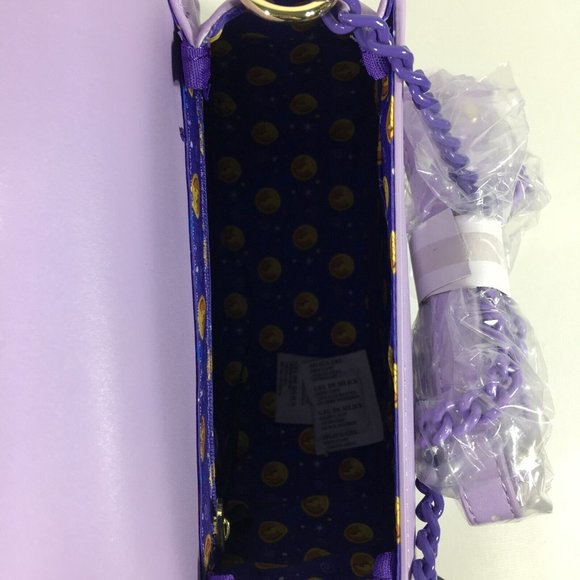 Loungefly Disney Hercules Muses Cloud Crossbody Bag Purple - Picture 11 of 14